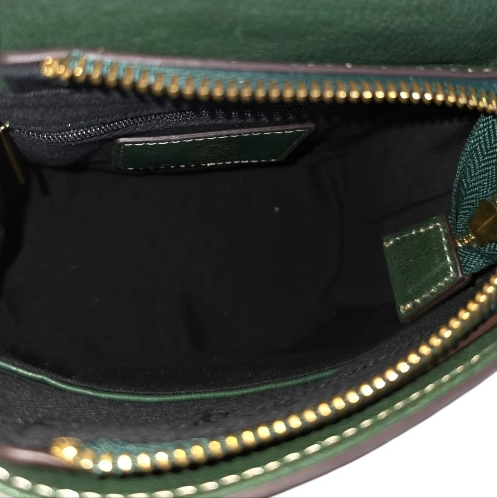 Bolvain The Françoise Backpack Deep Green Backpack/Hand Bag NWT